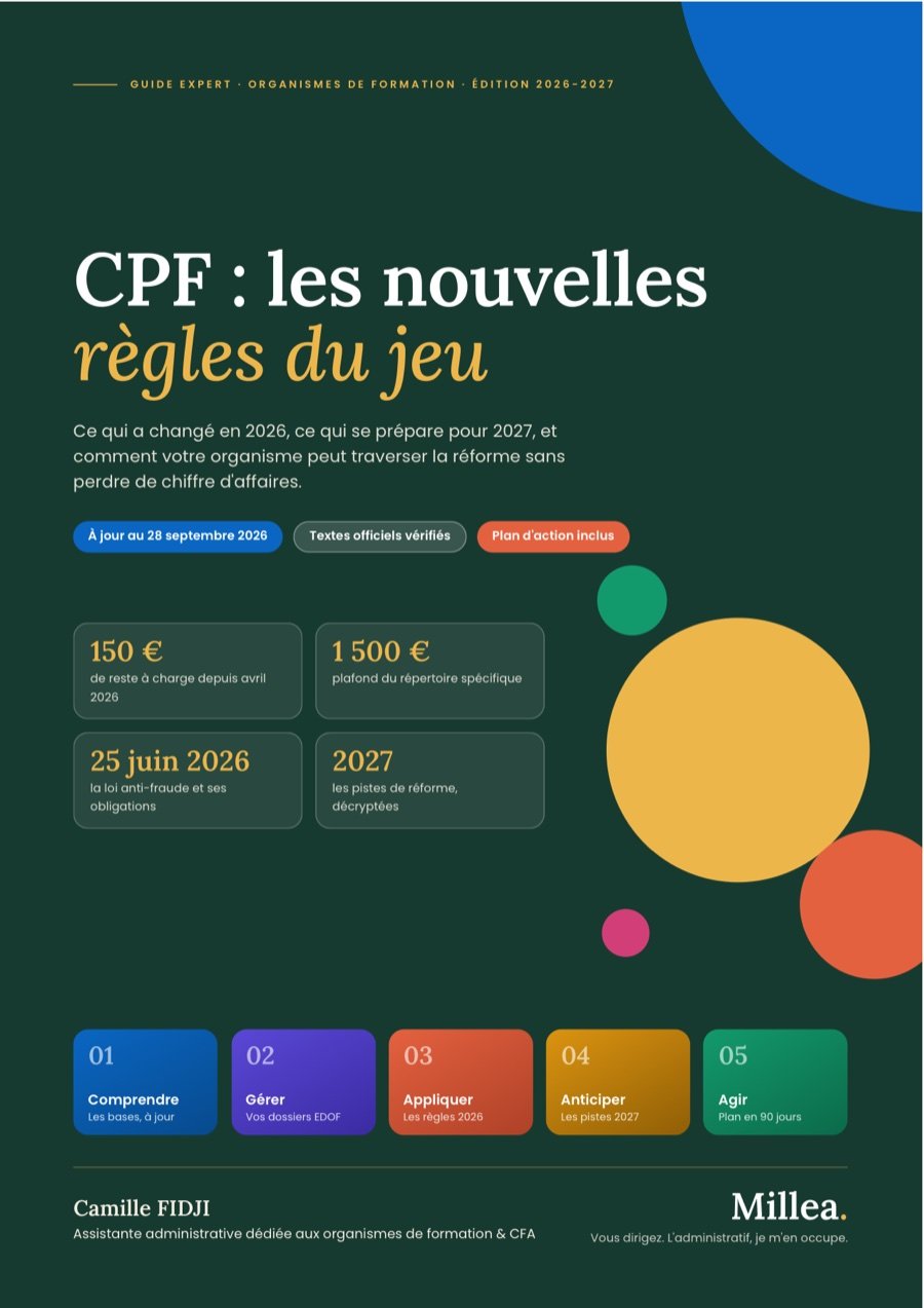 Couverture — CPF : les nouvelles règles du jeu